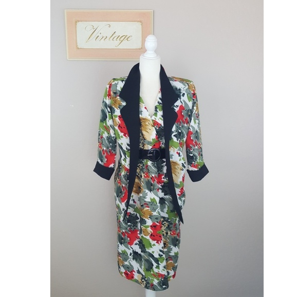 Sandy Sandy - Vintage 2 Piece Dress Set - Picture 1 of 8